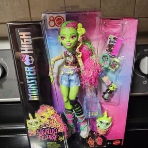 Monster High Doll with Green and Pink Hair